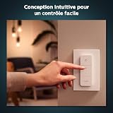 Philips Hue Smart Wireless Dimmer Switch V2 (Installation-Free, Exclusive Philips Hue Lights) for Indoor Home Lighting, Livingroom, Bedroom - 3