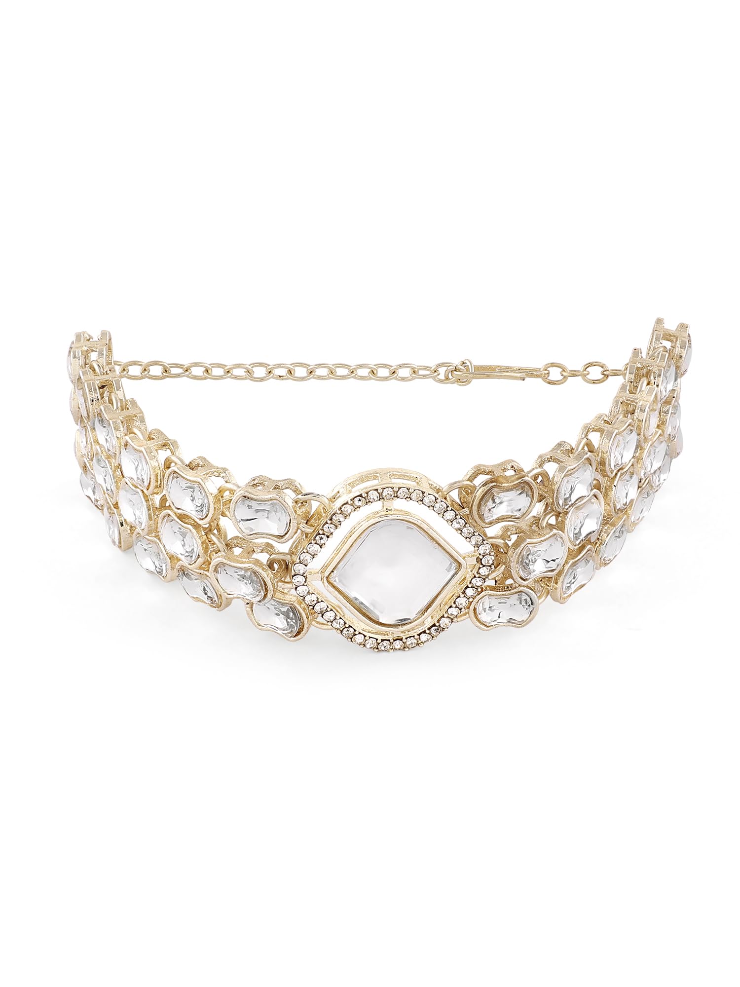 See full amazon price history chart for ZAVERI PEARLS Gold Tone Artificial Stones & Dazzling Austrian Diamonds Ethnic Bracelet For Women-ZPFK17072 ZAVERI PEARLS Gold Tone Artificial Stones & Dazzling Austrian Diamonds Ethnic Bracelet For Women-ZPFK17072 (B0CNR8LTC8) Amazon Price History, Amazon Price Tracker