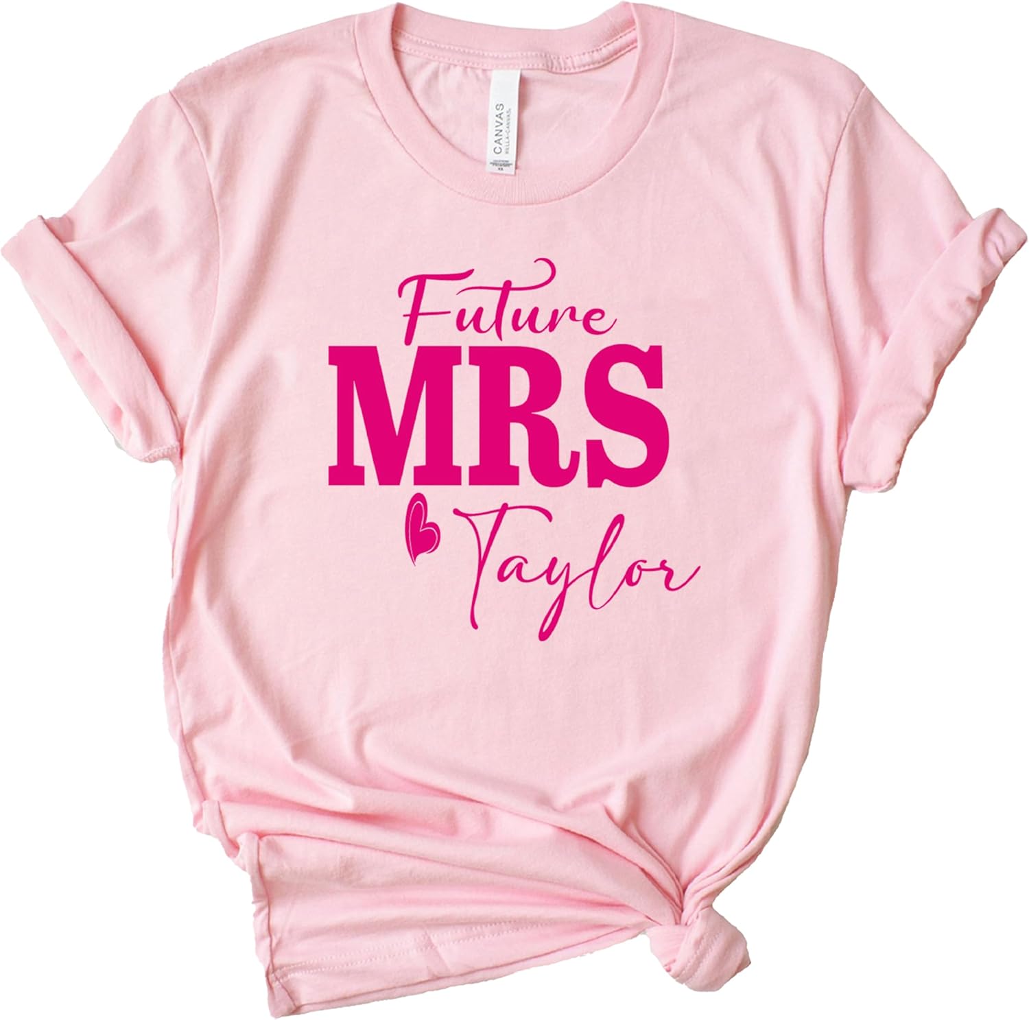 Custom Future Mrs Shirts, Bride to Be, Bachelorette Party, Bridal Shower T-Shirts, Engagement Tee, Pink Bachelorette Gifts for Bride, Marriage Wedding Stuff, Gift for Future Wife - Image 4
