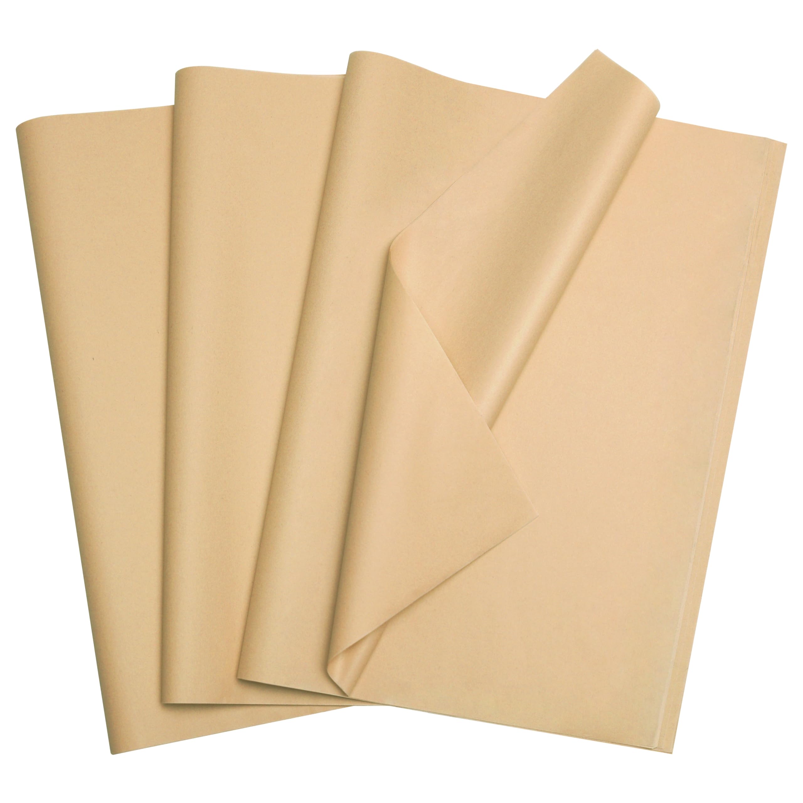 Bobobag 100 Sheets Brown Tissue Paper 20"X14" Tissue Paper for Gift Bags, Gift Wrapping Tissue, Christmas Tissue Paper Anniversary Holiday Decoration Arts Craft