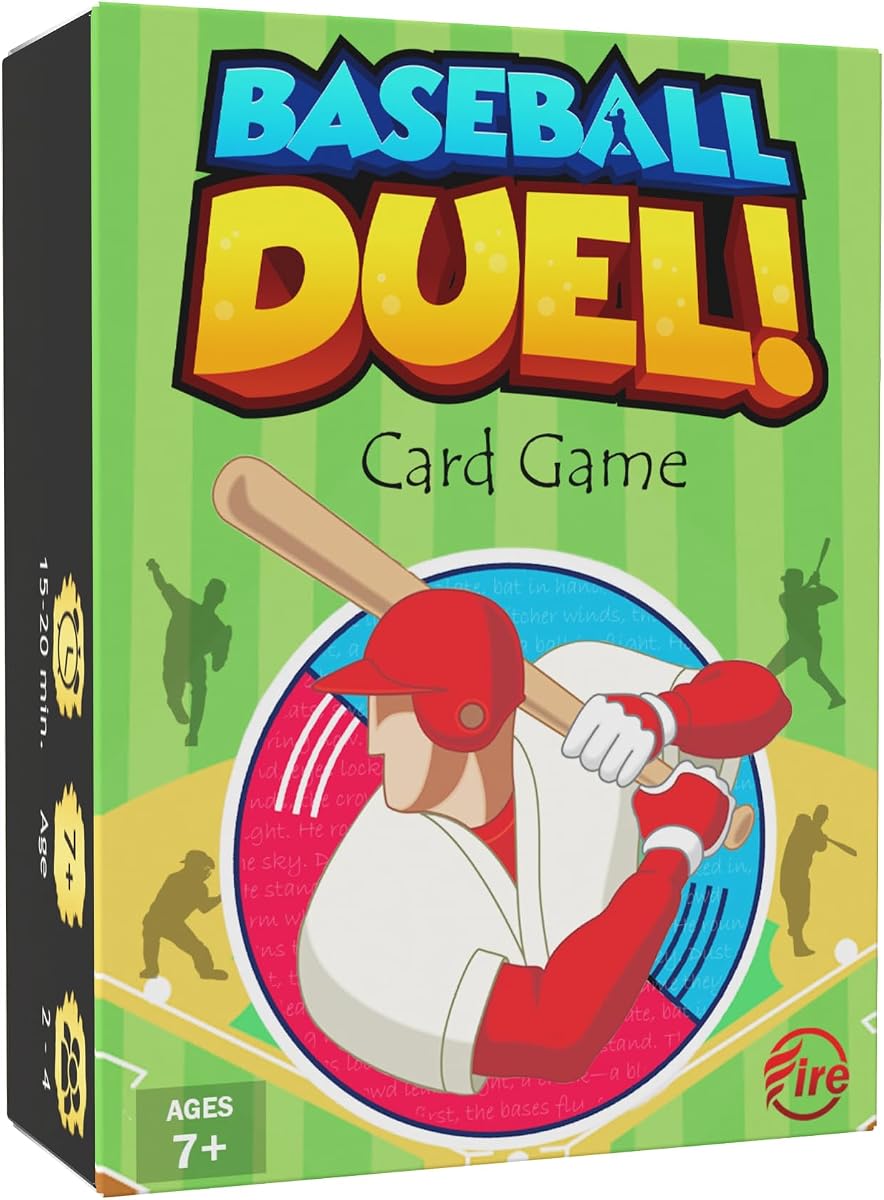 Fast-Paced Baseball Game, Gift for Boys & Families Ages 7+ | The perfect baseball gift for boys, baseball players & families. MLB-inspired, quick to learn, portable fun for 2–5 players.