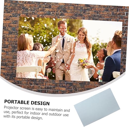 Miniatura 4 de Pantalla de proyección al aire libre interior portátil para cine en casa Pantalla de película HD Fácil configuración y almacenamiento