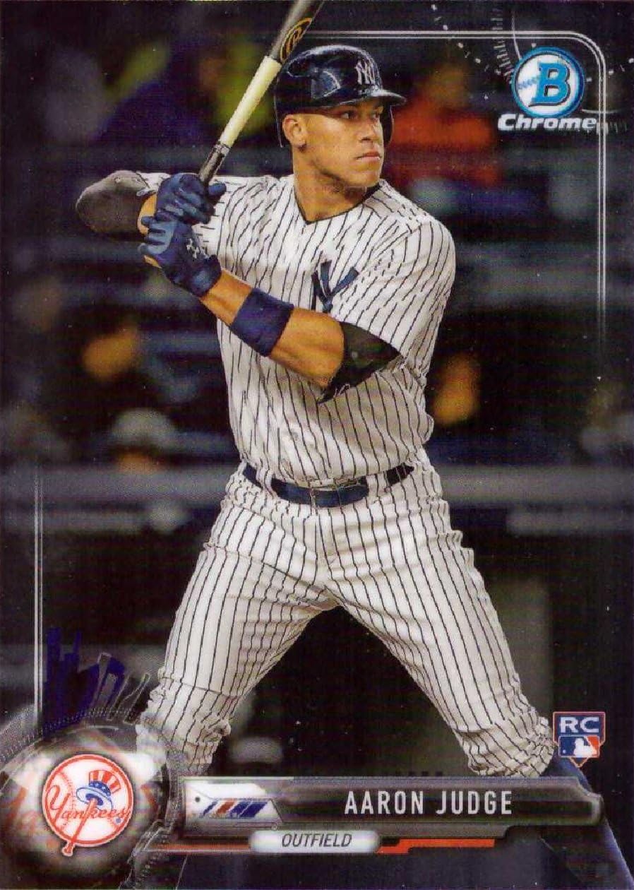2017 Bowman Chrome Baseball #56 Aaron Judge Rookie Card