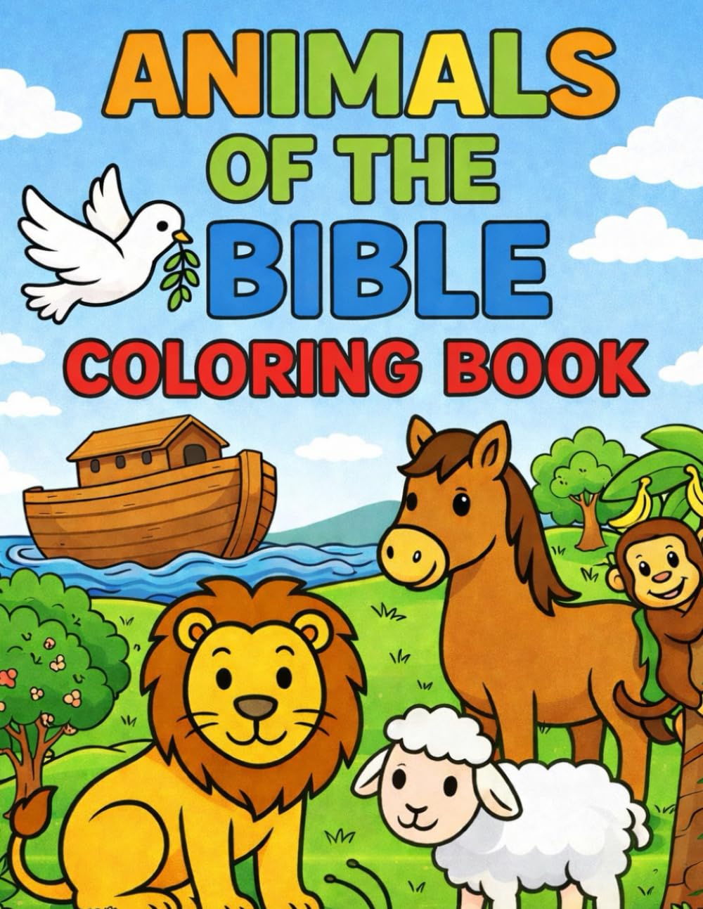 Animals of the Bible: Coloring Book