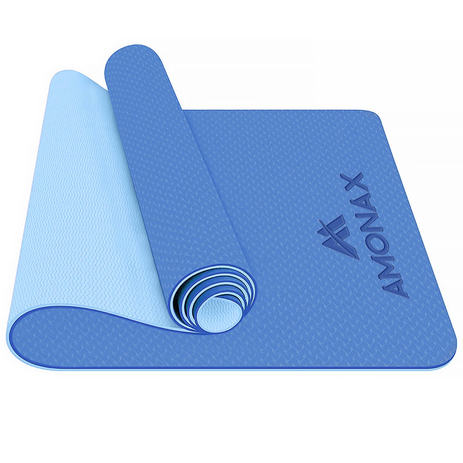 Amonax Yoga Mats, Non-Slip Large Exercise Workout Mat, 6mm Thick Travel Yoga Mat for Women, Men, Kids, Girls, Outdoor Lightweight Travel Mats