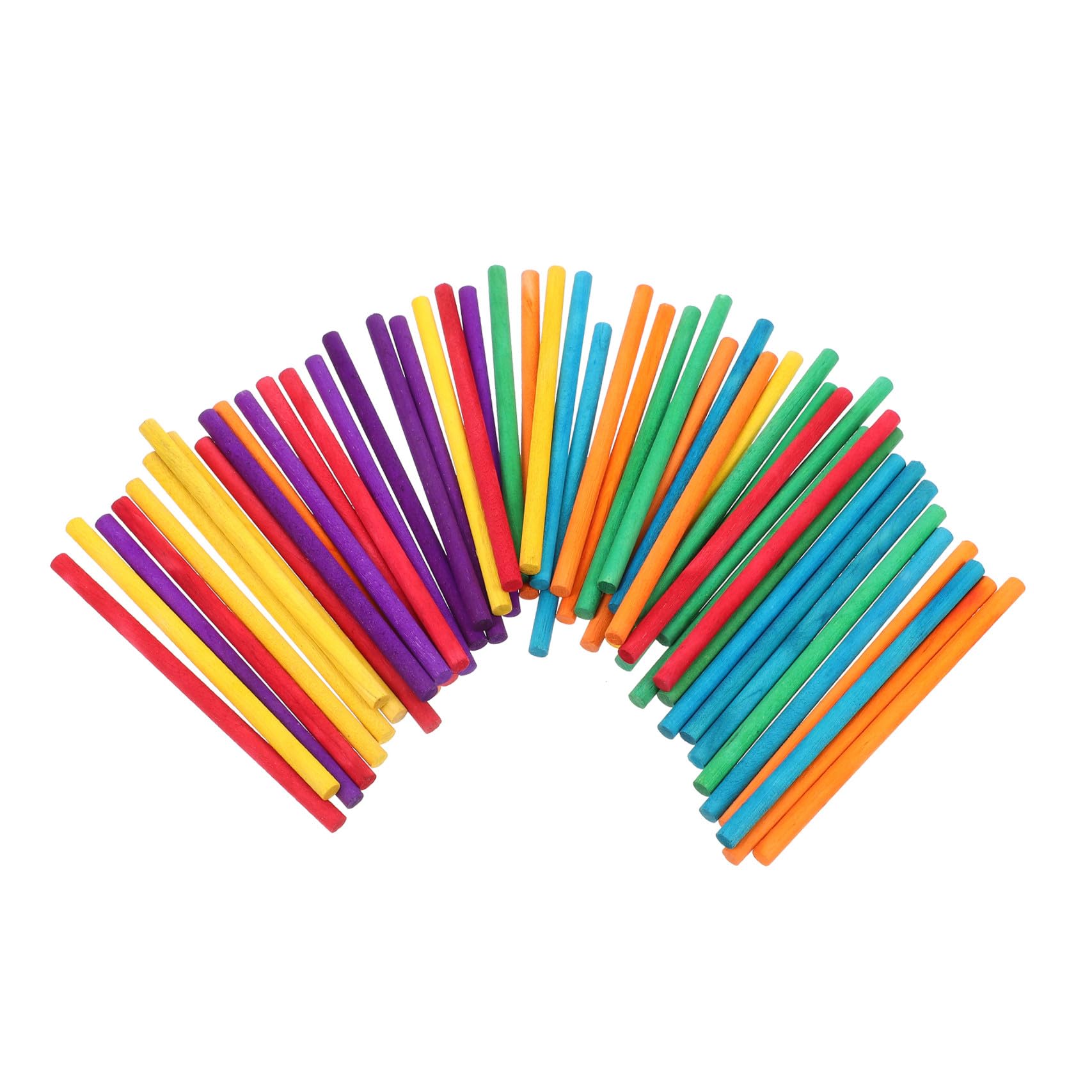 Baluue 500 Palitos de Madera para Hacer Helados Superficie Lisa y Tacto Cómodo Adecuado para Proyectos de Manualidades y Juguetes de Madera