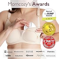 Vista 4 de Momcozy Almohadillas de lactancia desechables ultra delgadas, almohadillas para lactancia super absorbentes y transpirables, hacen que los senos