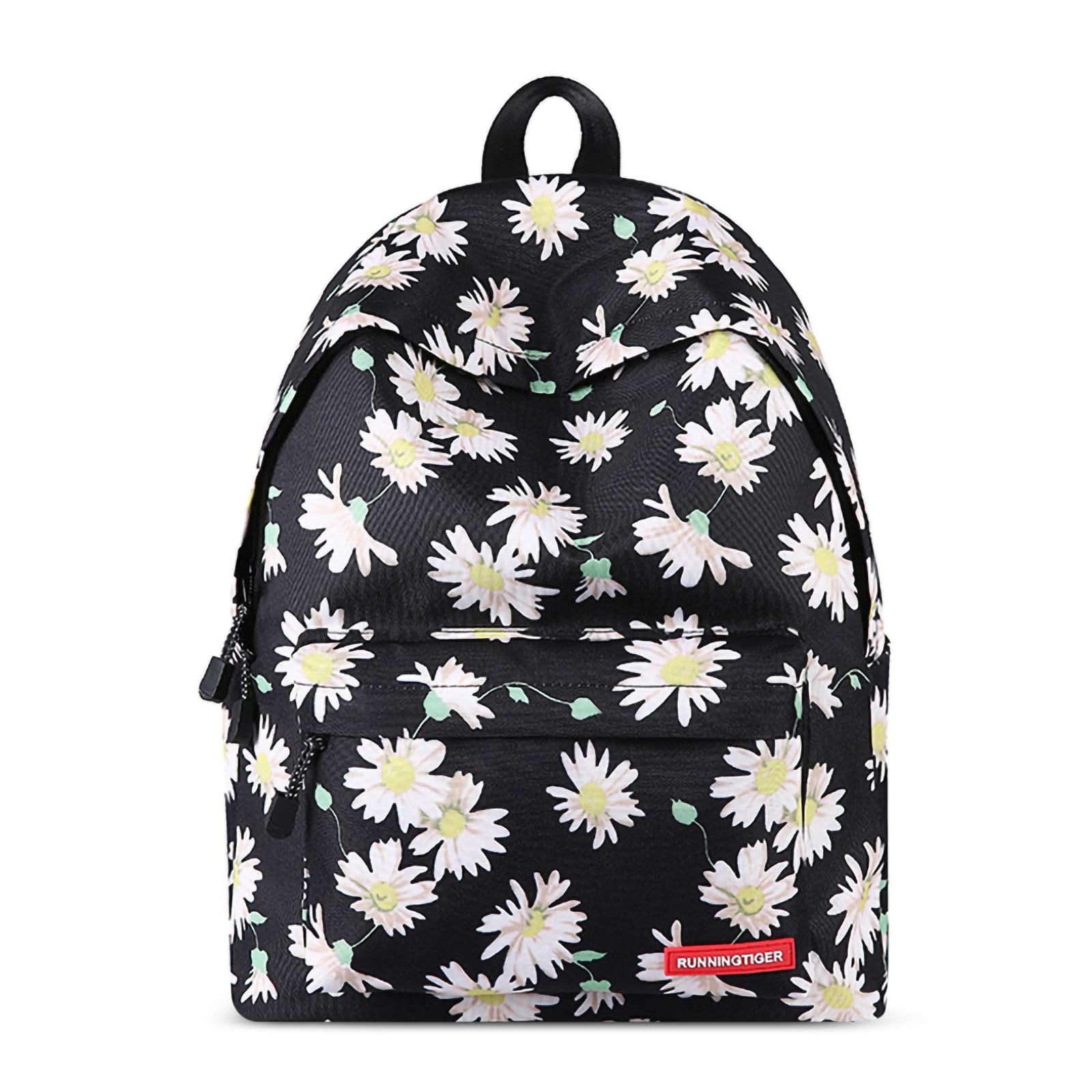 Sac à Dos Mode Cartable Filles College Sacs D'école Scolaire pour Ado Enfant Sac a Dos pour Ordinateur Portable Femme Loisir Sac de Voyage Floral