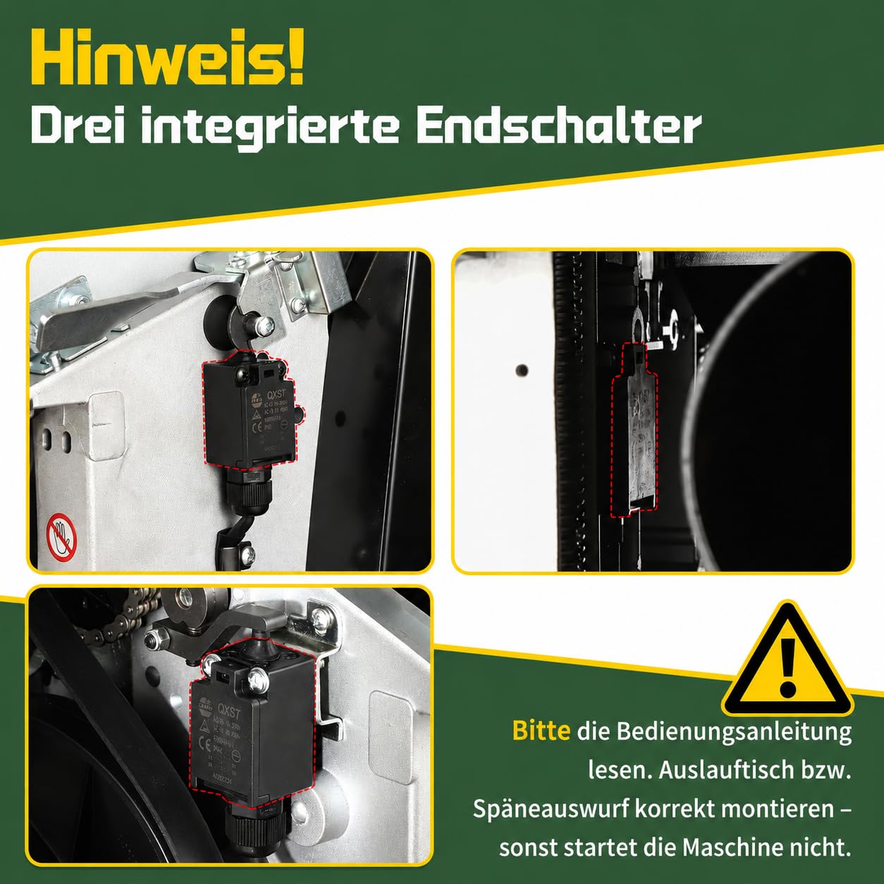 PT260A Hobelmaschine, Abricht- & Dickenhobelmaschine, 2200 W, 260 mm Hobelbreite, 160 mm Durchlasshöhe, 6500 U/min, 3 mm Spanabnahme, Abrichtanschlag, kompakt & mobil