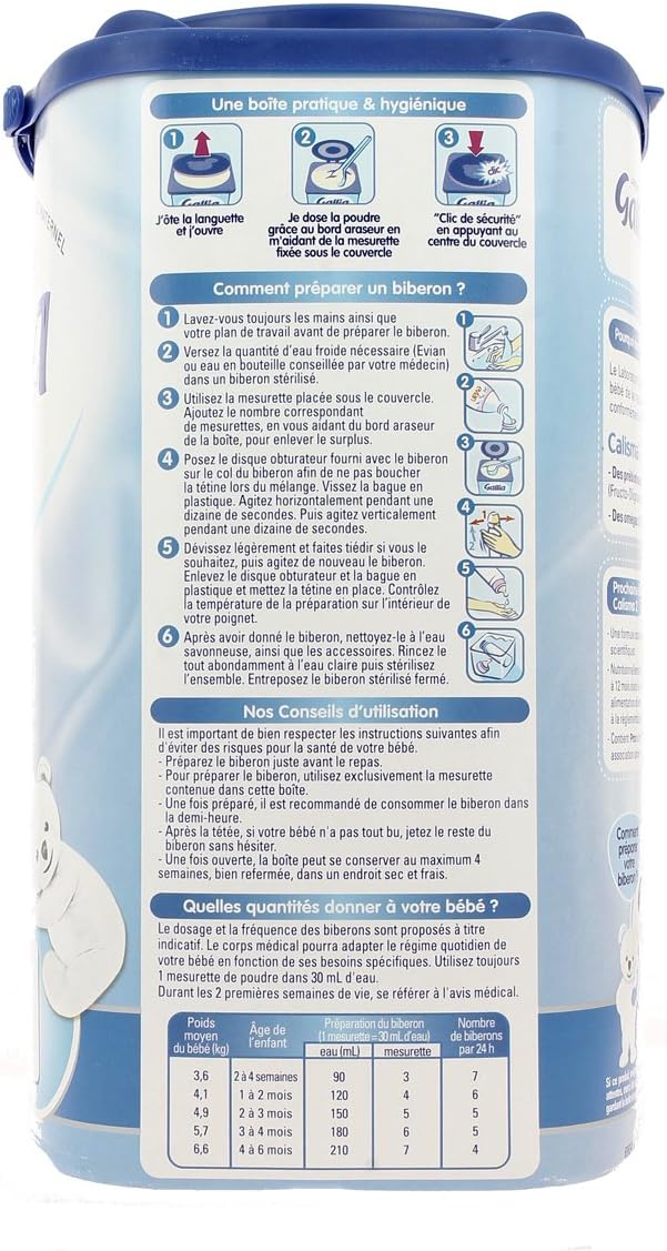 Gallia Calisma Lait 1er Age 800g Amazon Co Uk Grocery