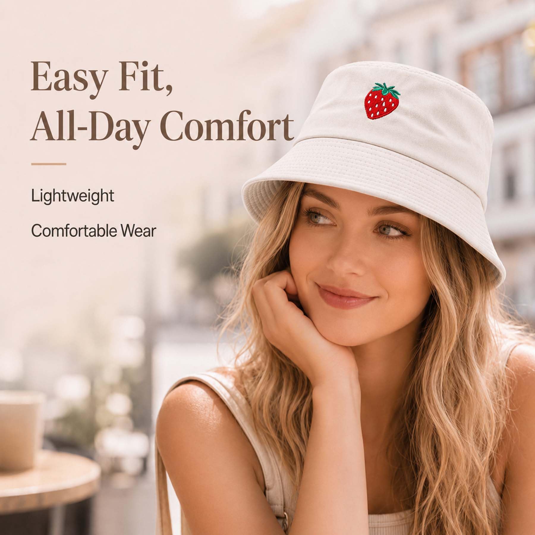 Feng Shui， Sombreros de Pescador para Mujer - Sombrero de Pescador con Bordado de Margaritas Sombrero de Pescador de Verano para Mujer Sombreros de Sol de Cubo de algodón Reversible Sombrero Plegable