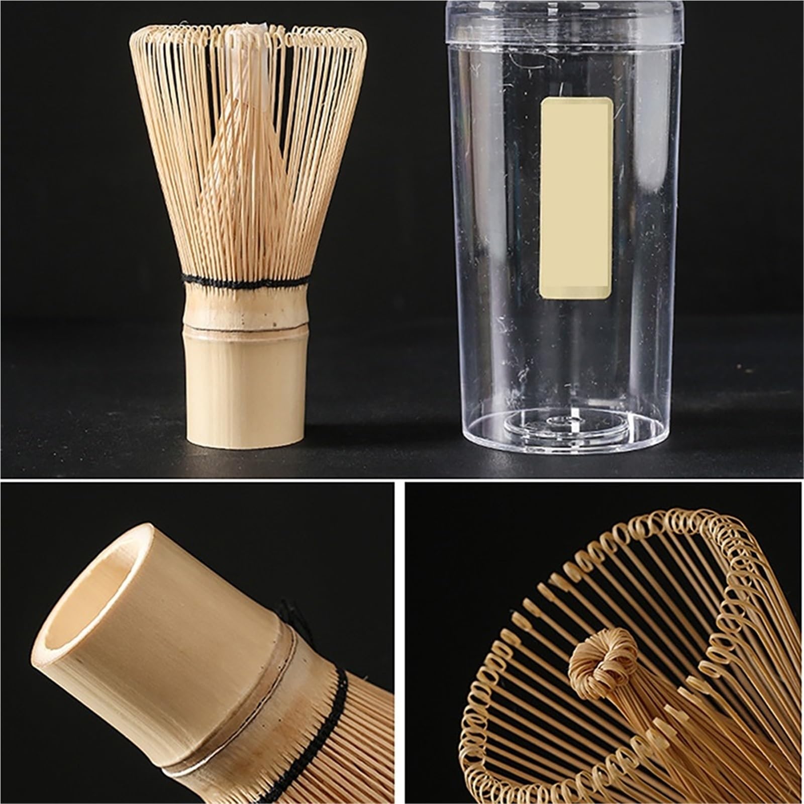Servicio de té Matcha 4/7Pcs Teaware Sets Ceramic Tea Bowl Matcha Blender Brush Teaspoon(4Pcs)