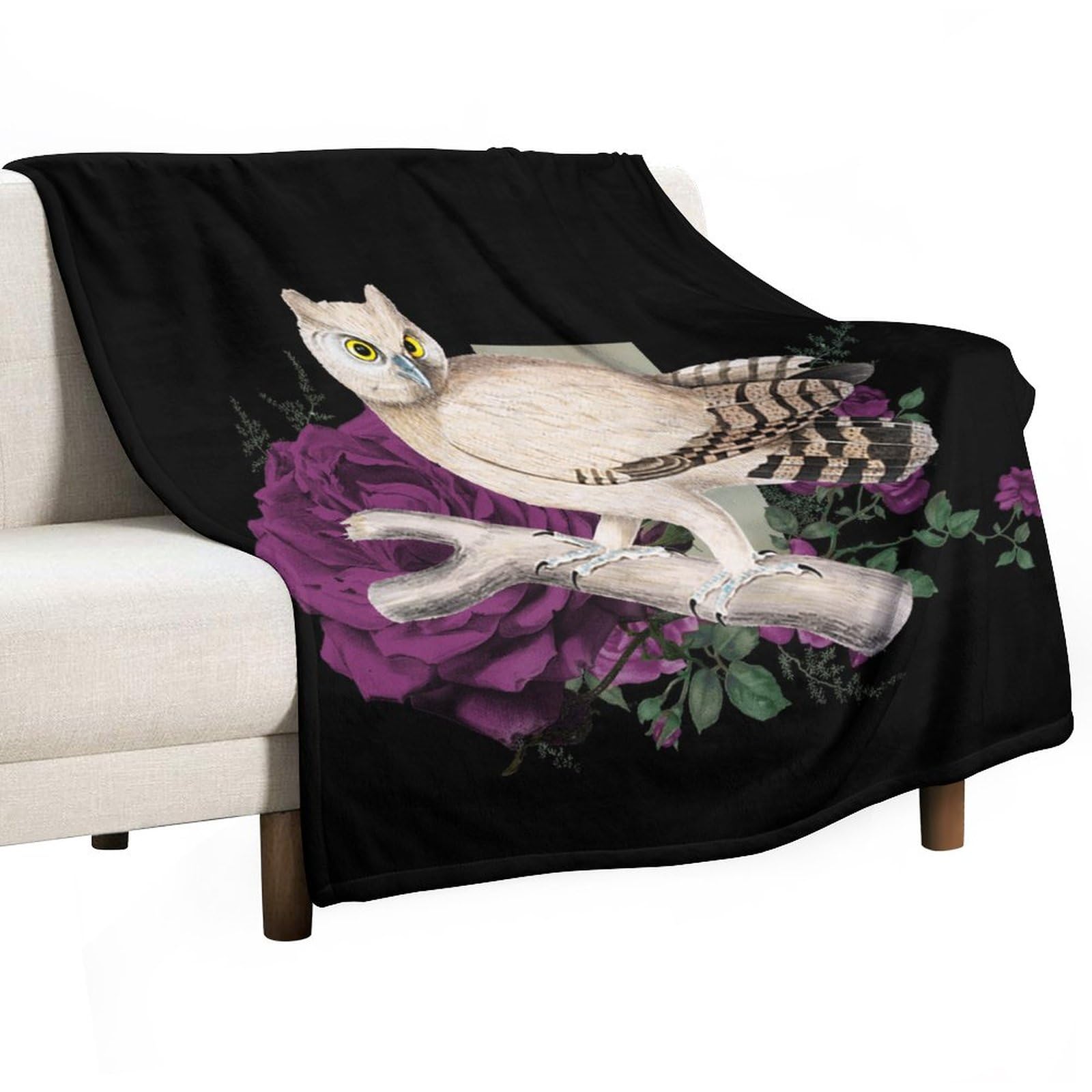 Couverture Halloween douce pour soirée cocooning sur canapé et lit