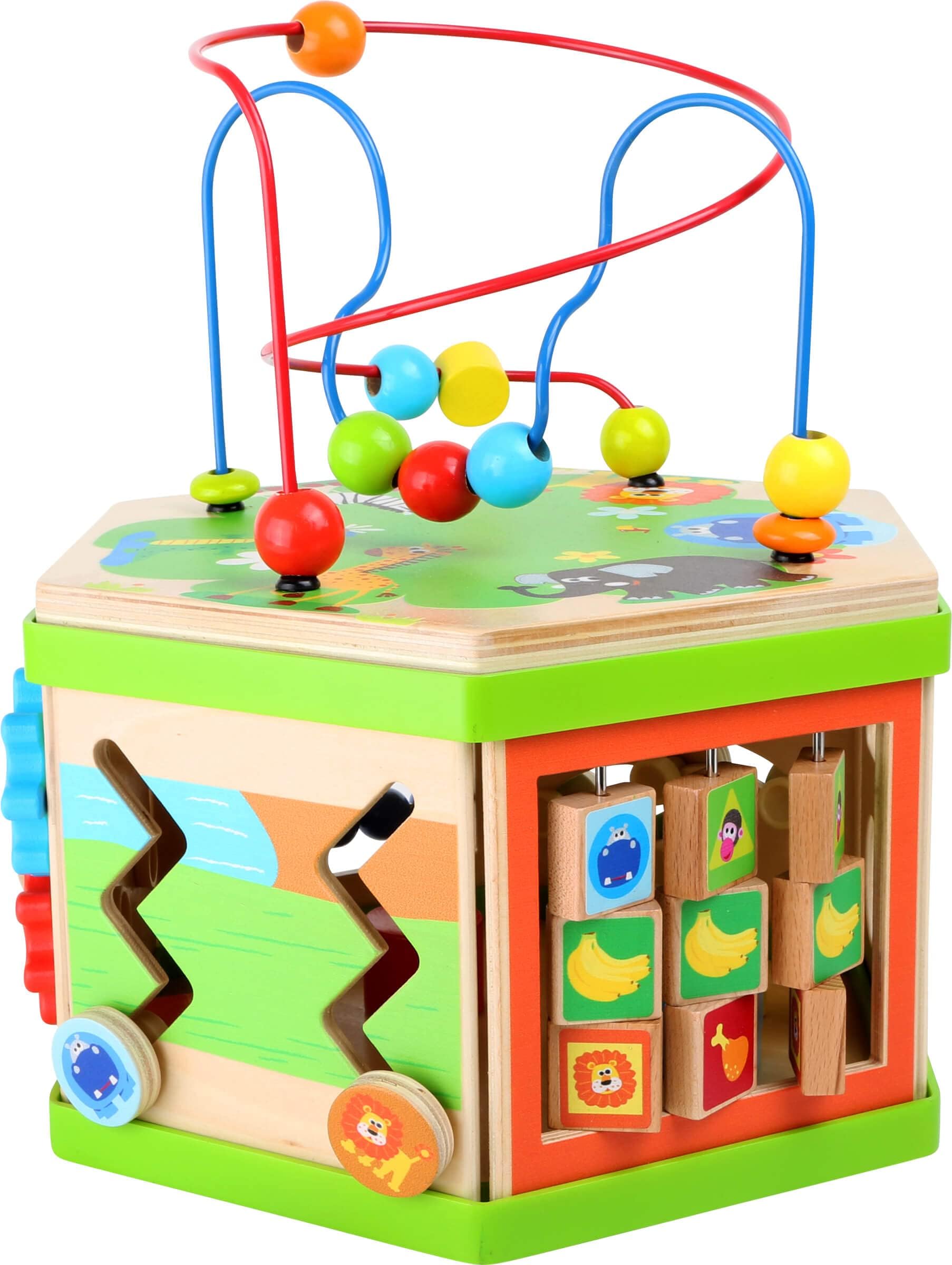 Small Foot Piccolo Piede Azienda 4244 - Abilità motorie Cubes Safari: