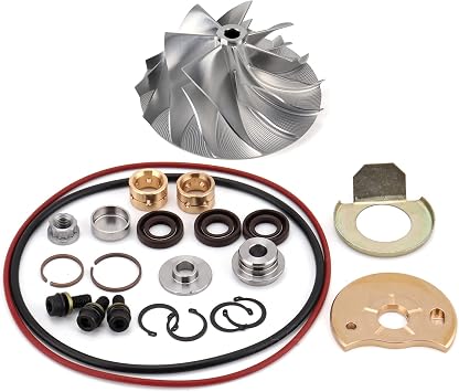 pulsar 2007.5-2012 6.7L HE351VE Turbo Rebuild Kit Billet Compressor Wheel
