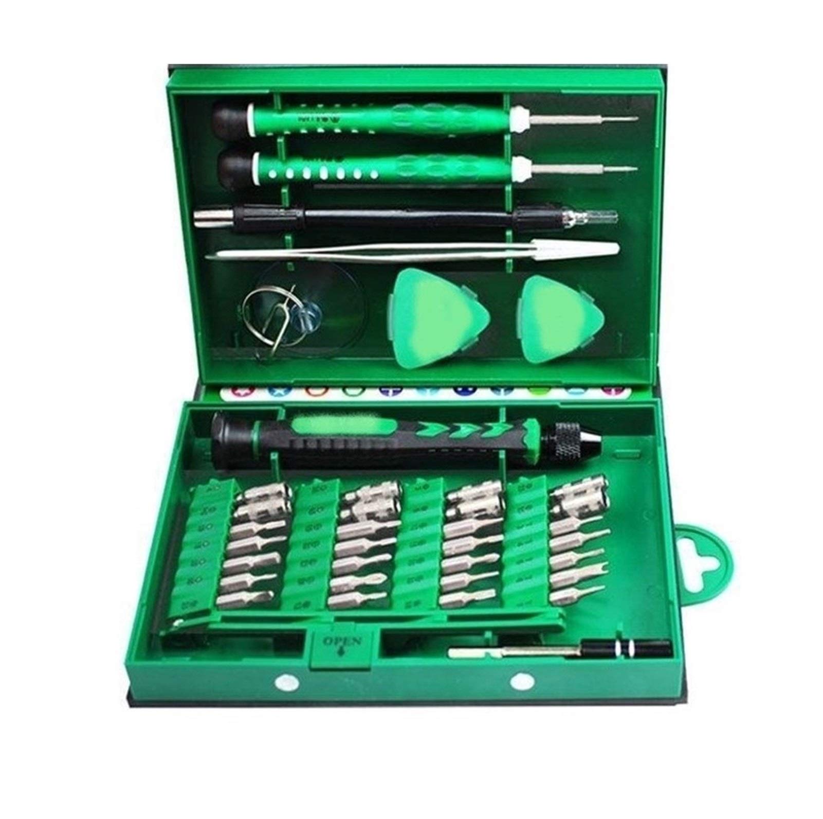 38 in 1 Cacciaviti Set Set di Cavi di precisione Bit Set Laptop Mobile Telefono Strumenti di Riparazione Kit Strumenti precisici Attivide Claral (Color : 38 in 1)