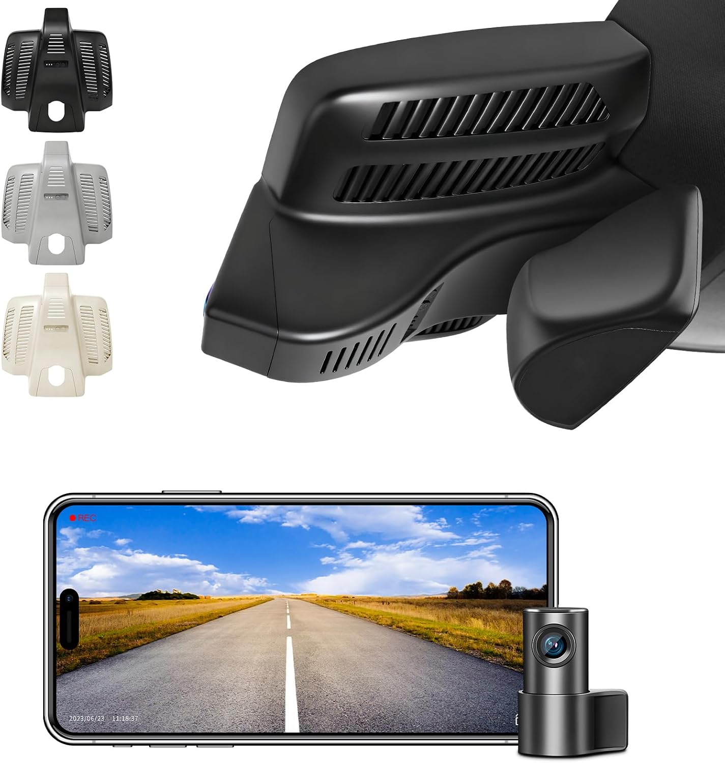 mangoal 4K Front & 2K Rear 2 Channel HDR Dash Cam, Dual STARVIS 2 IMX678 IMX675, for Mercedes-Benz E-Class W213 E-Class 2017-2023 & E53 E63 AMG 2018-2024(Model E Black), 5GHz WiFi, GPS, 128GB Card