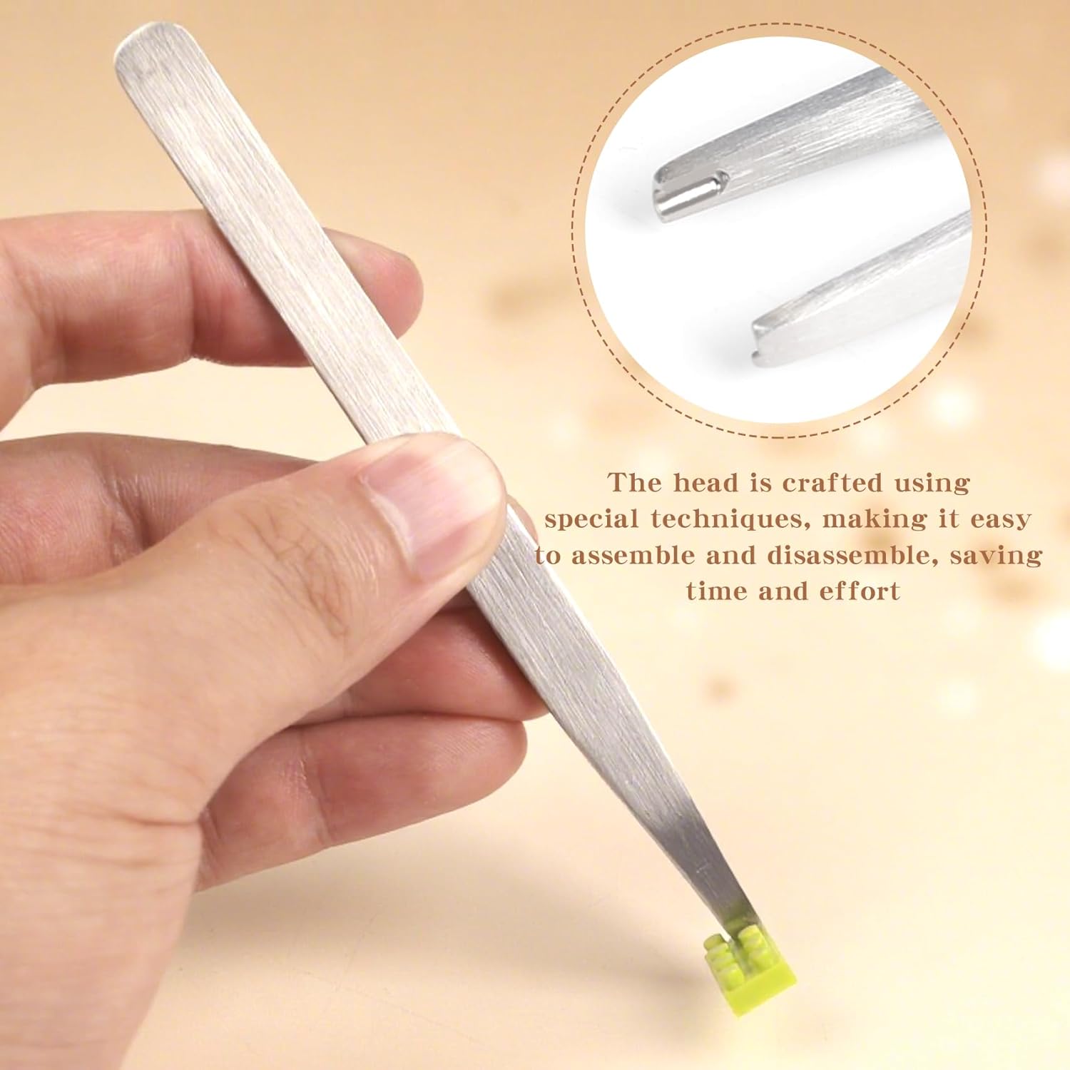 2900+PCS Chameleon Architecture Micro Mini Building Blocks Set with Specialized Tweezers not Compatible with Lego,3D Aninmals Wall Art Painting Home or Table Decoration,Creative DIY Toy Gifts for 14+ - Image 6