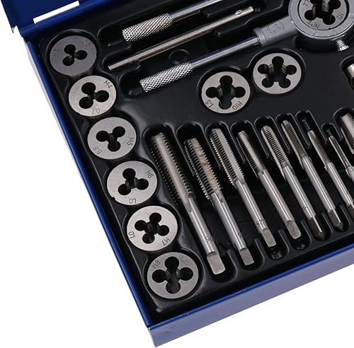 Miniatura 6 de Juego de llaves métricas y troqueles M3-M12 de U.S.Pro tools AT224