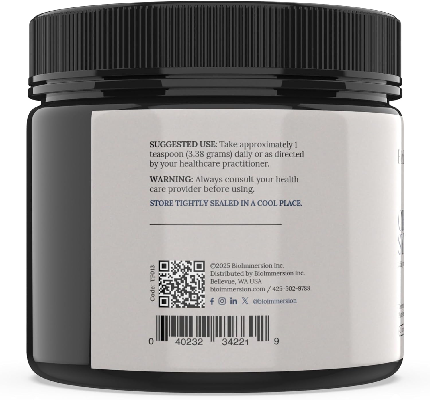 Original Synbiotic Formula - Probiotic Blend & Organic Inulin Prebiotics - Supports Gut Balance, Digestive Wellness & Microbiome Diversity - Daily Microbiome Support - Vegan, Clean Label 120g Powder