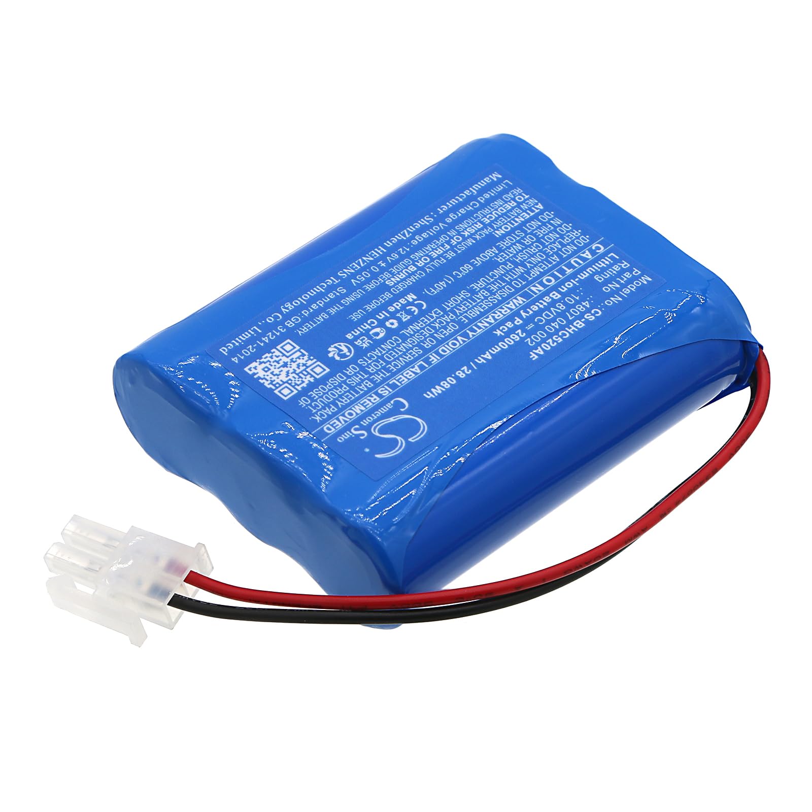 TECHTEK Batterie 2600mAh Compatible avec [Simu] 2008797, 2447-3031-02, 9019673, 9020569, pour [Becker] 2447-3007-520, 2447-3031-01, 2447-3092, 9020569, Hazard Control, Hazard Control Set HCS520 2 FBA