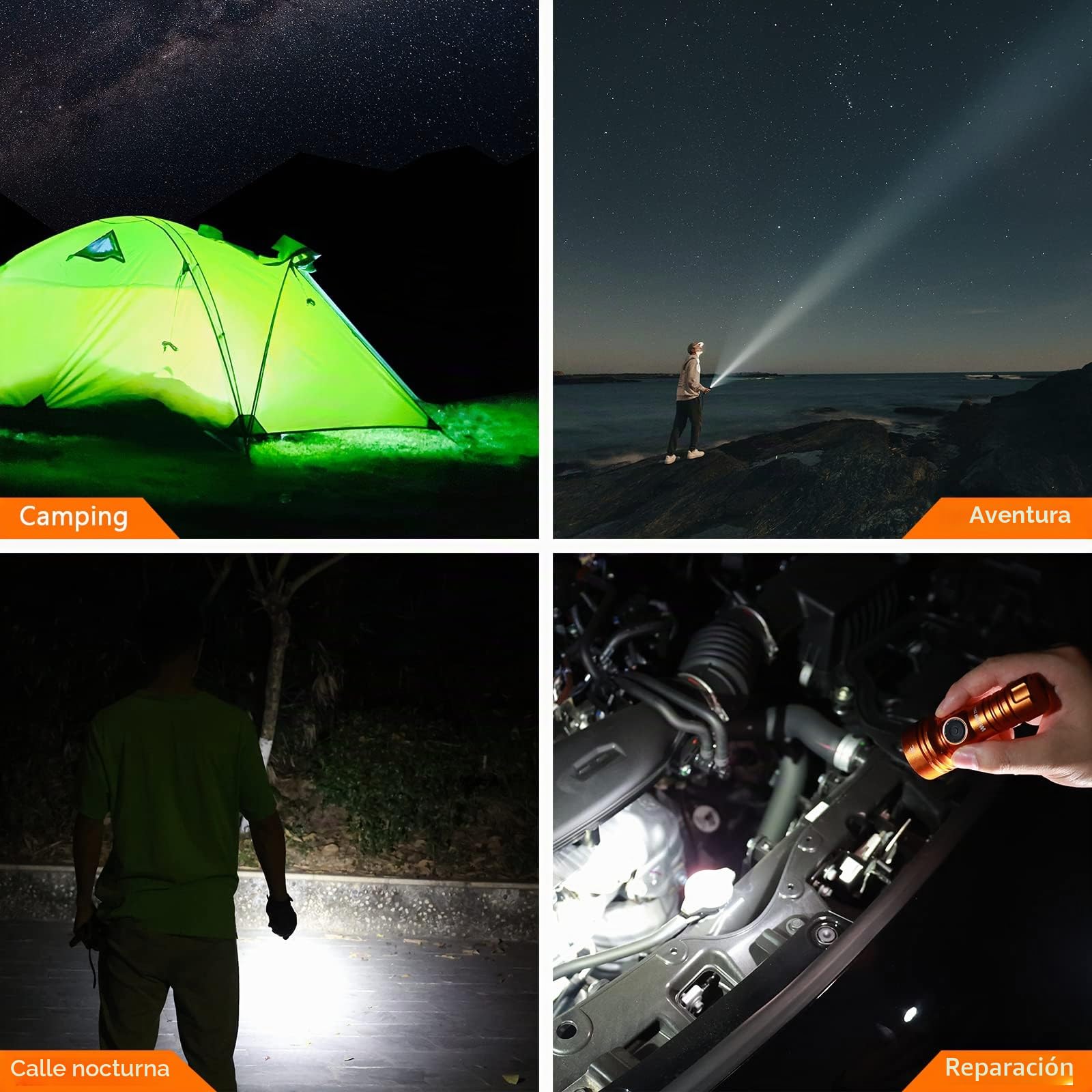 Wurkkos TS11 Linterna LED 2000 lúmenes con LED SFT40, Max Throw 616M Outdoor Linterna USB-C Recargable con Lente TIR BLF Anduril 2.0 UI