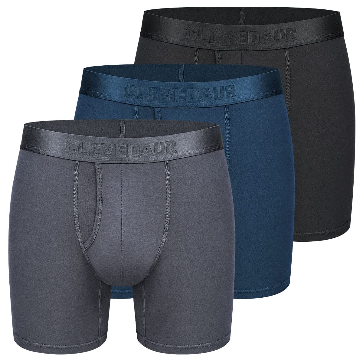 Bóxers de micromodal para hombre pack de 3 ideales para viajar con bragueta abierta 7