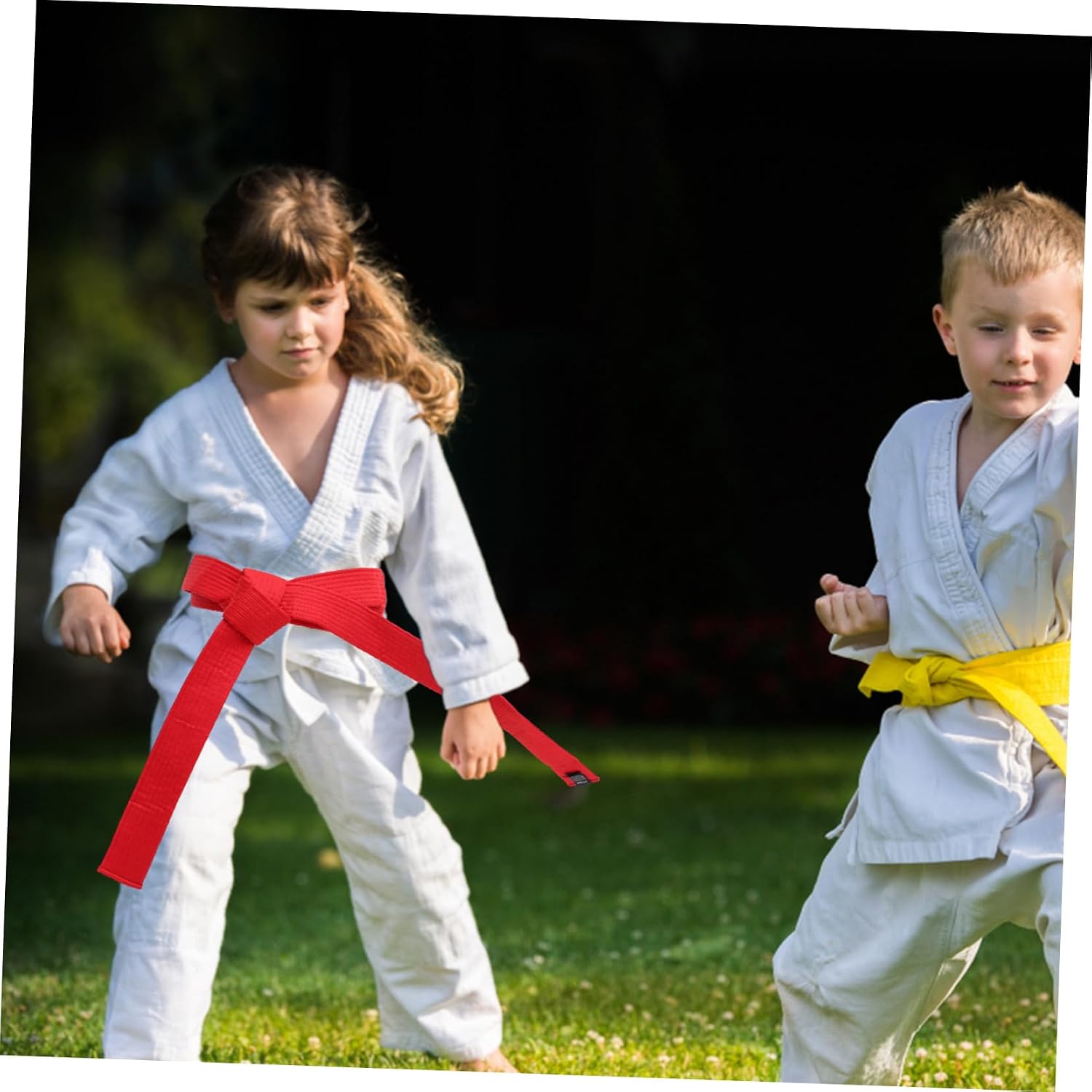6pcs Cotton Taekwondo Belt Karate Martial Arts Uniform Belt Training for Boys Girls Adults
