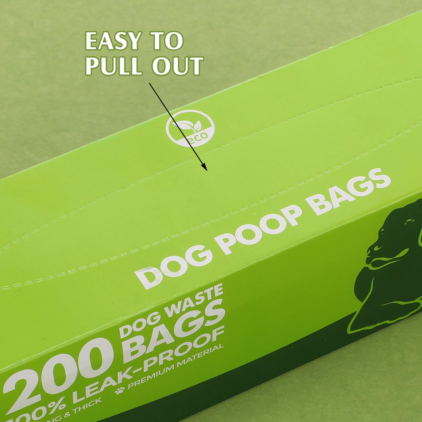 Harloon 6000 bolsas de basura para excrementos de perro, 30 rollos de 12 x 8 pulgadas, extra gruesas, fuertes, a prueba de fugas, bolsas desechables a granel universales para cachorros, al aire libre,