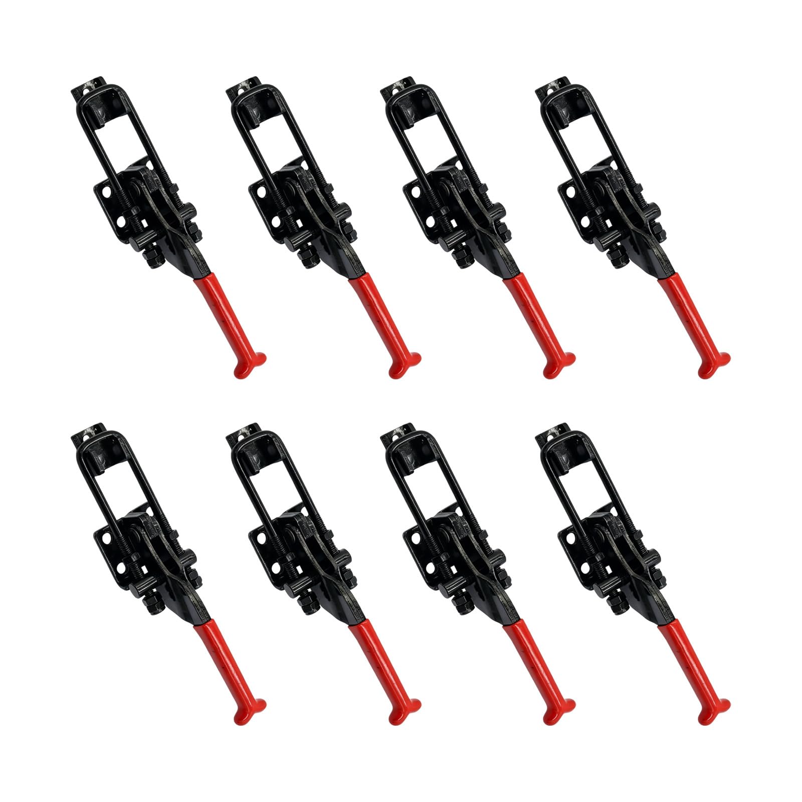 Shurhome Black Plated Multipurpose Heavy Duty Toggle Clamps Erosion Resistant Toggle Latches Clamps Suitable For Storage Boxes & Furniture Cabinet