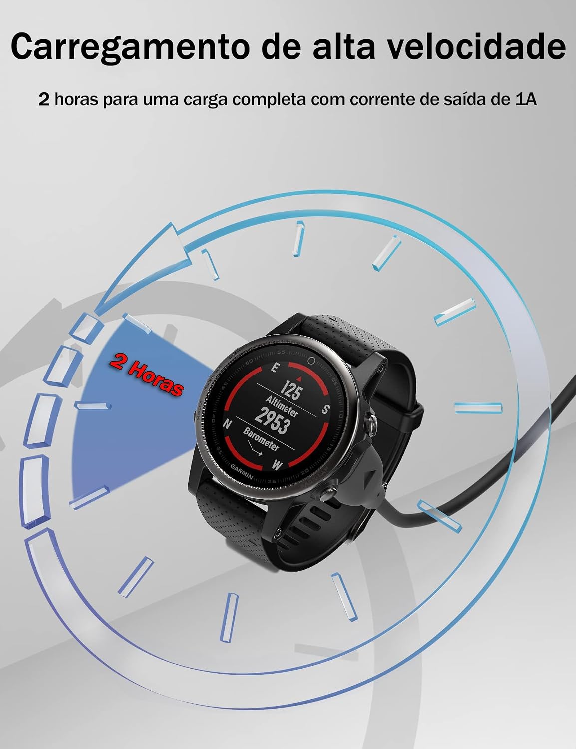 Cabo do carregador compatível com Garmin Fenix 7/7S/7X/7 Solar/6/6S/6X/6 Pro/6 Solar/5/5 Plus/5S/5X, carregador USB C de 100 cm para Garmin Vivoactive 3/3 Music/3 Trainer/4/4S/Venu 2 Plus Cabo do carregador compatível com Garmin Fenix 7/7S/7X/7 Solar/6/6S/6X/6 Pro/6 Solar/5/5 Plus/5S/5X, carregador USB C de 100 cm para Garmin Vivoactive 3/3 Music/3 Trainer/4/4S/Venu 2 Plus
