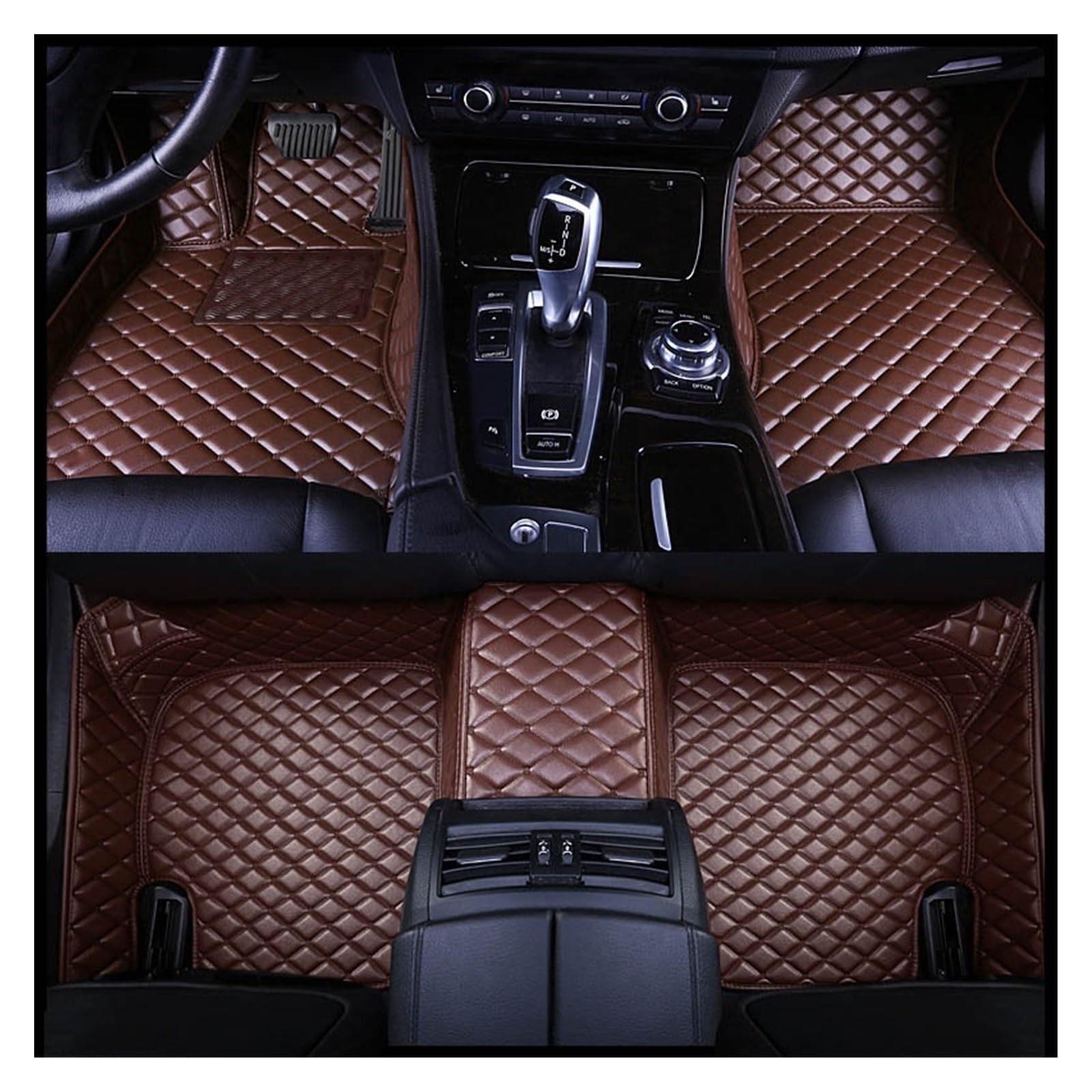 Tapis de sol de voiture marron café accessoires auto X5 E53 E70 F15 F85 G05 2000-2022