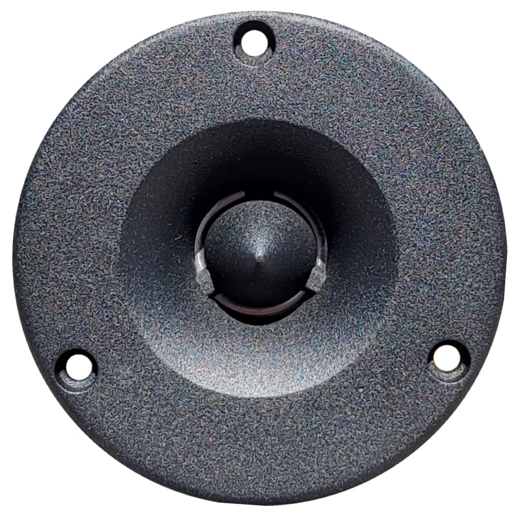 MASTER AUDIO 2 Tweeter BST03/8B Negro 175 Watt rms 350 Watt MAX 9,7 cm de diámetro y 105 db 8 Ohm con 3,8 cm de Profundidad para Home Party Party, por par