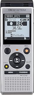 OM SYSTEM WS-882 4GB Digital Stereo Voice Recorder - 1040 Hours Storage, 110-Hour Battery (Renewed)