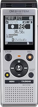 OM SYSTEM Olympus WS-882 Digital Voice Recorder, with Linear PCM/MP3 Recording Formats, USB Direct, 4gb Playback Speed and Volume Adjust, File Index, Erase Selected Files