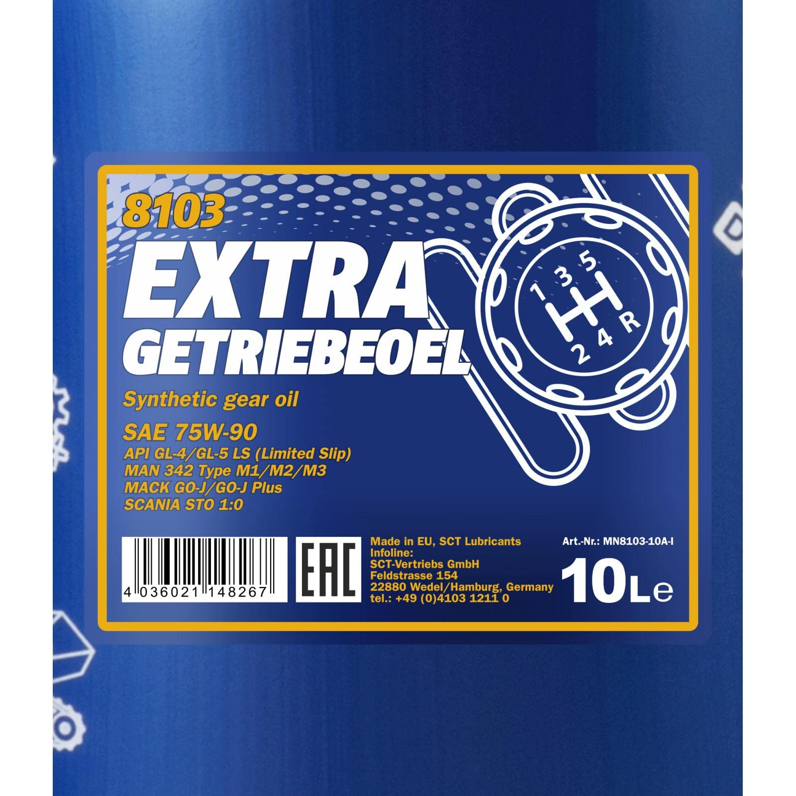 MANNOL MN8103-10 Huile de transmission 10L