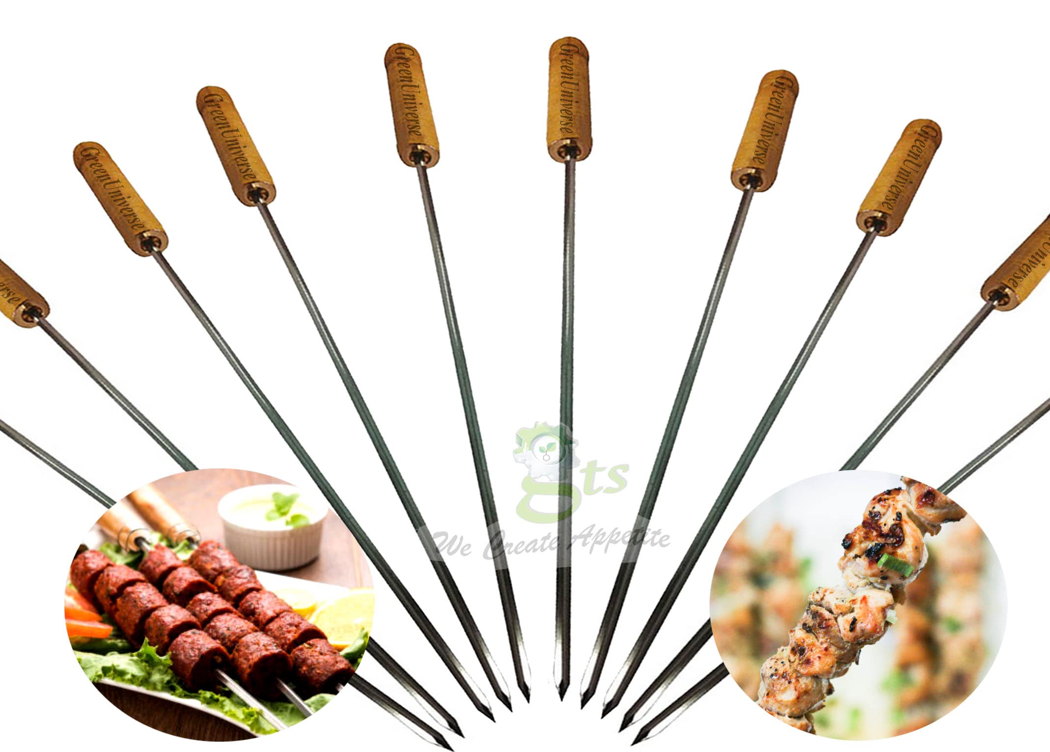 See full amazon price history chart for GreenUniverse Stainless Steel 4 mm Steel Coated Barbecue Skewers || Steel Sticks for Grill ||Square & Strong Tandoor Steel Sticks (Pack of 6) GreenUniverse Stainless Steel 4 mm Steel Coated Barbecue Skewers || Steel Sticks for Grill ||Square & Strong Tandoor Steel Sticks (Pack of 6) (B09LLZ8KMK) Amazon Price History, Amazon Price Tracker