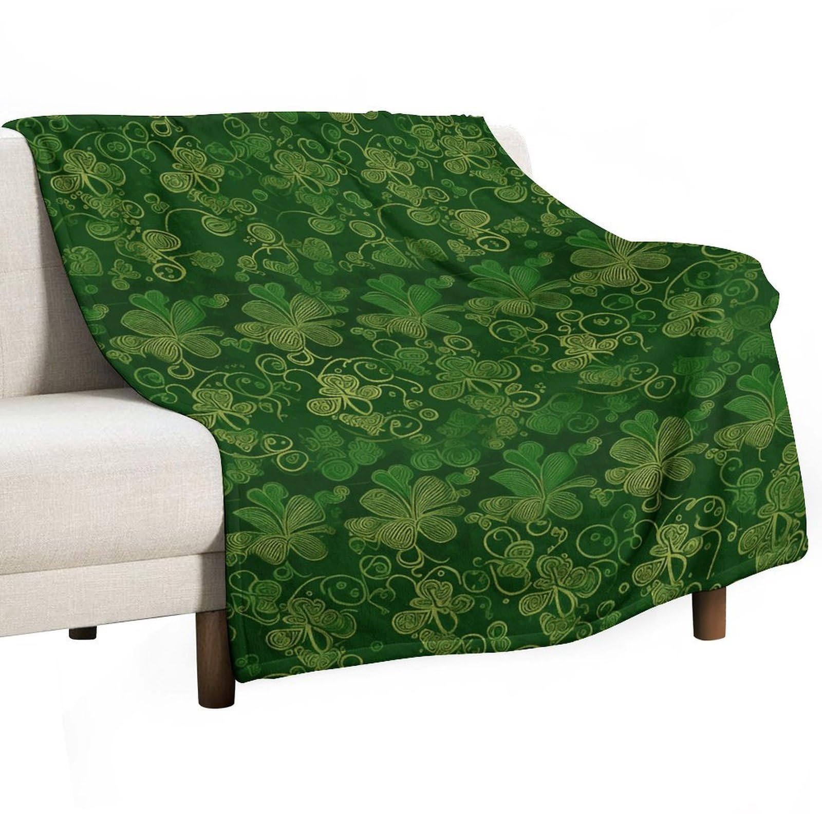 Plaid en flanelle chaude et légère couverture lit canapé voyage camping imprimé paillettes