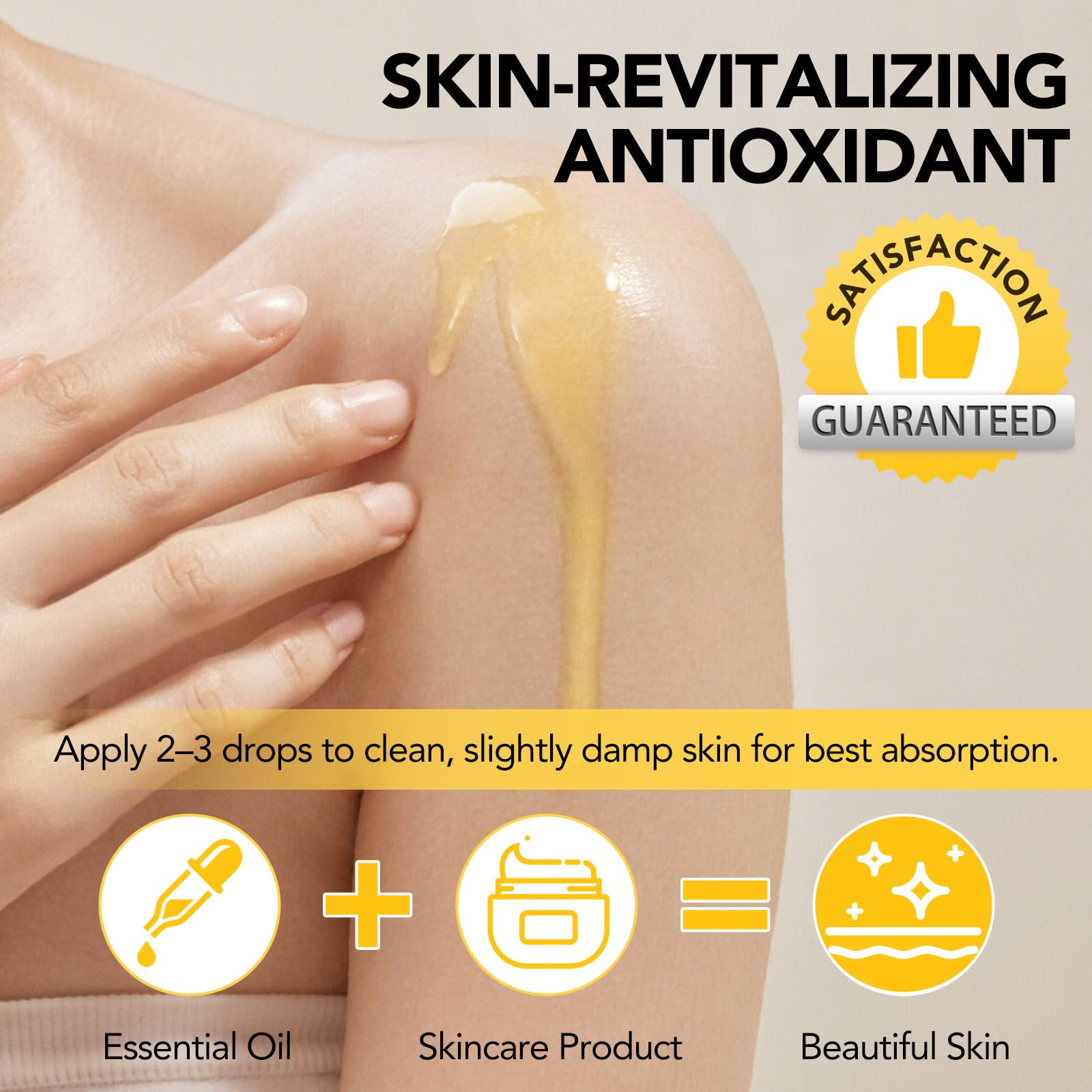 Vitamin E Oil, 100% Pure Natural Plant Extracts Vitamin E Oil for Skin Face, Reduces Scars & Stretch Marks - Image 2