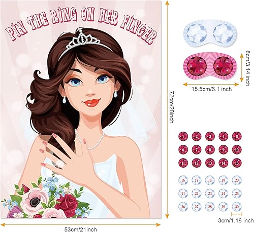 Miniatura 9 de ASTARON Pin The Pants Juegos de fiesta, juegos de despedida de soltera, póster grande para 24 jugadores, juegos de fiesta, juegos de fiesta para