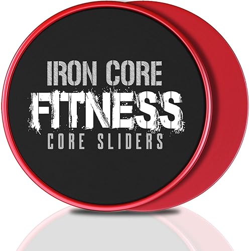 Core Sliders for Working Out, Dual Sided Exercise Gliding Discs