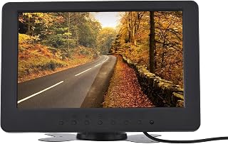 Monitor de tela colorida LCD de 7 polegadas com suporte de suporte dobrável Entrada AV/NBC Monitor de computador portátil para monitor de microscópio Monitoramento de monitor de equipamento de