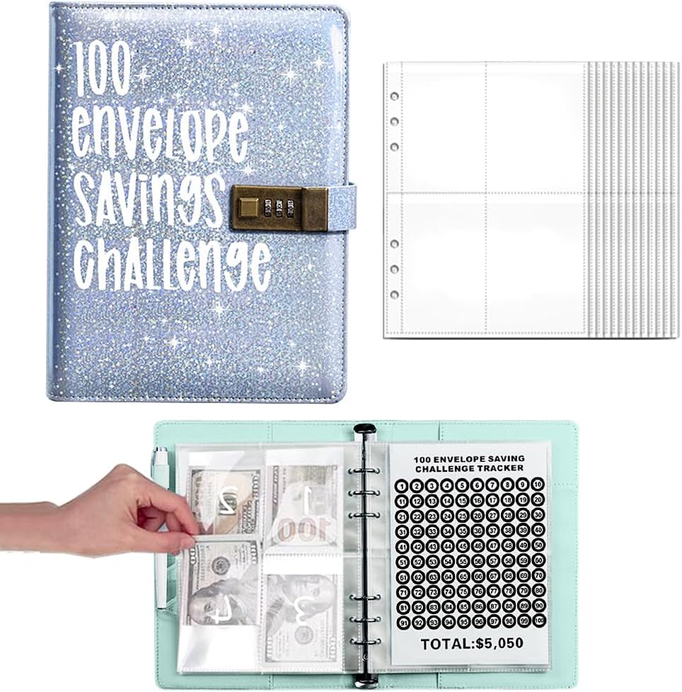 Saving Challenge met 100 Enveloppen en Budgetplanner - Besparen Met de