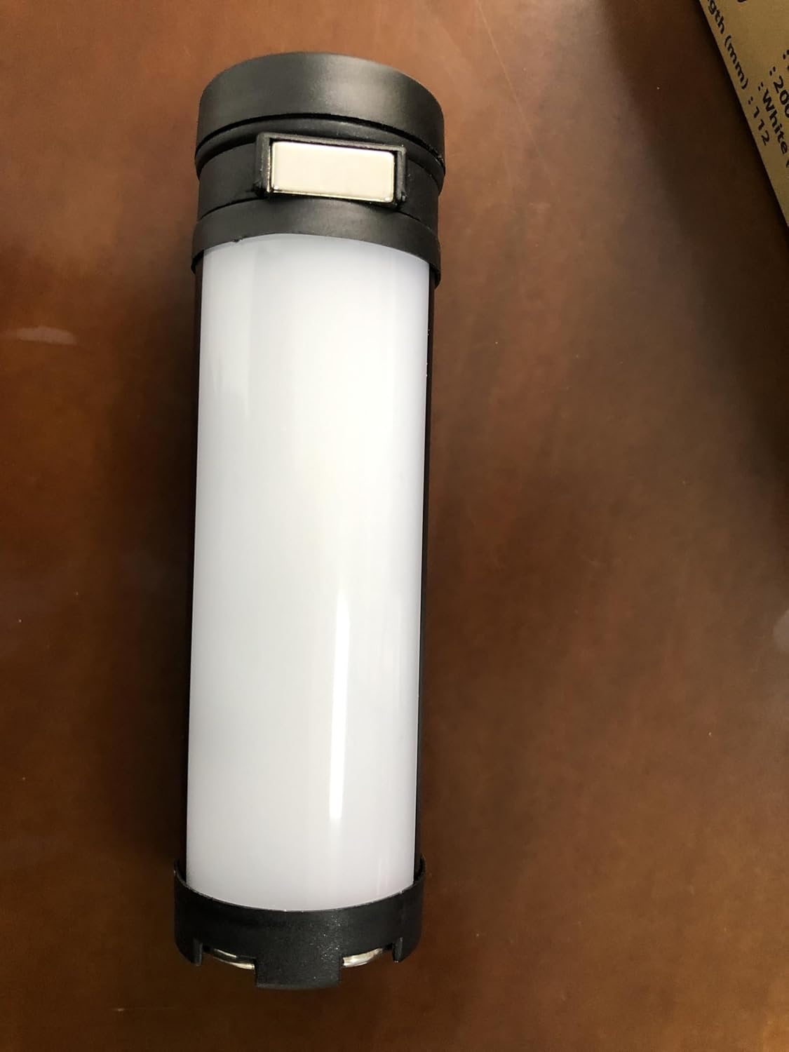 Multi-Function Rechargeable LED Flashlight Rechargeable Waterproof Pocket Flashlight Mirror Aluminum High CRI for Camping,Hiking,Everyday Use(Black)