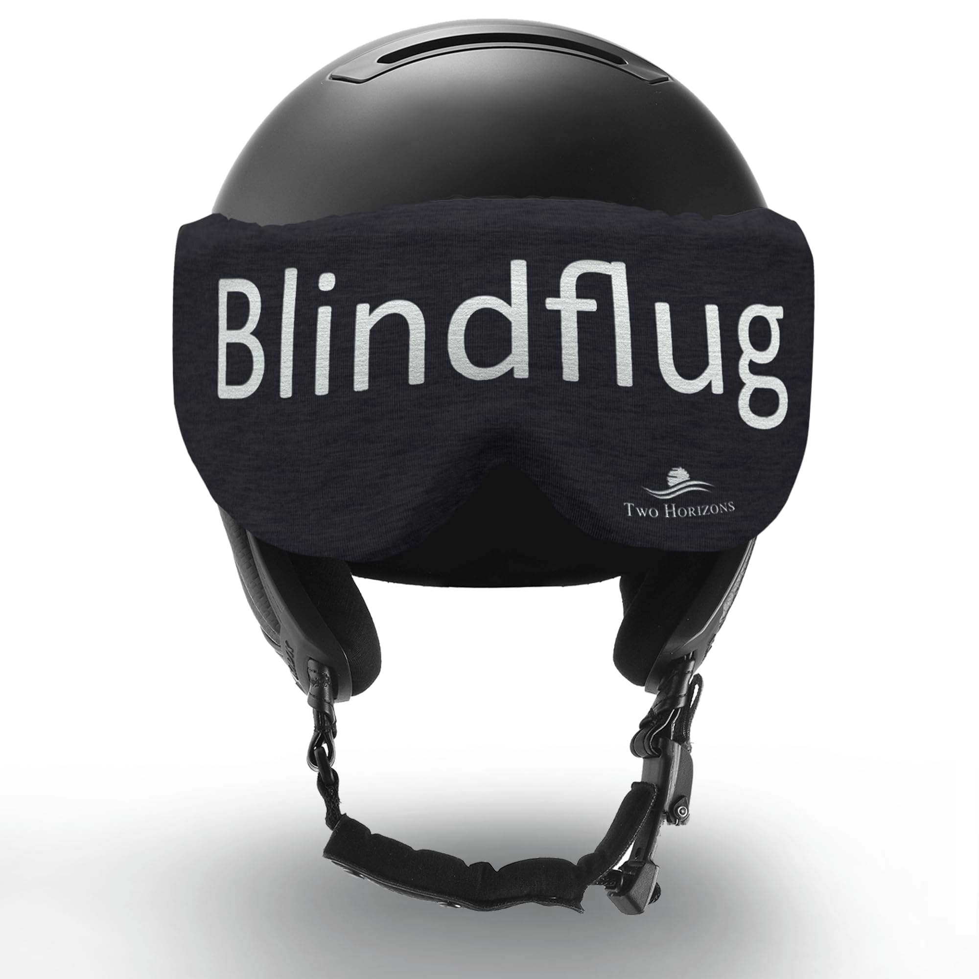 Two Horizons Skihelm Visier Schutz | Visierschutz für Skihelme mit Visier | Schutz vor Kratzern | Mikrofaser Putztuch | Ski Helmet Visor Cover | Visierhelm Schutz Überzug elastisch | Kratzschutz