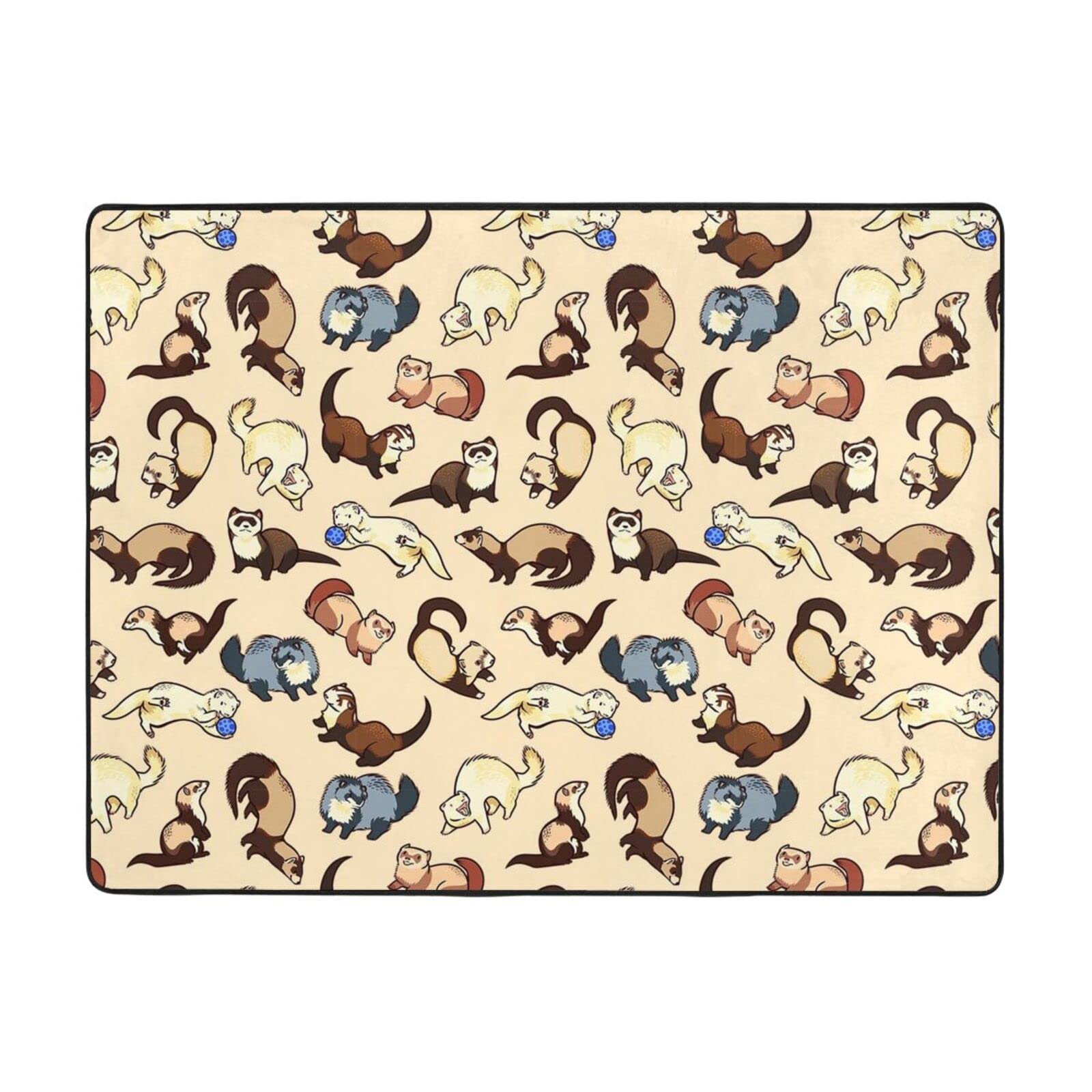 Tapis furet antidérapant évite les glissades dans le salon