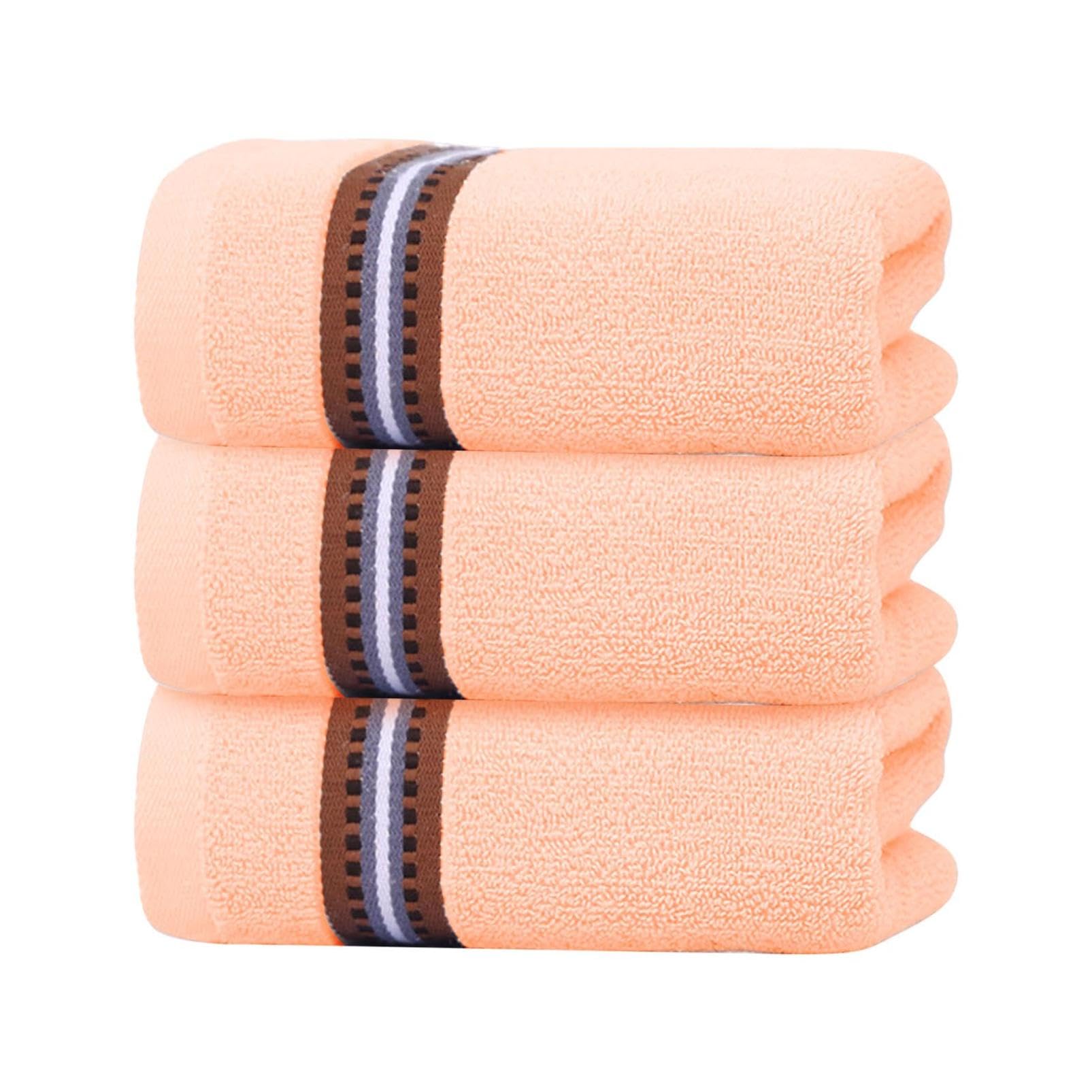 Bath Towels 3 Pack Coral Fleece Absorbent Quick Dry Towel 13 X 29 Towels Bathroom Sets Clearance Prime