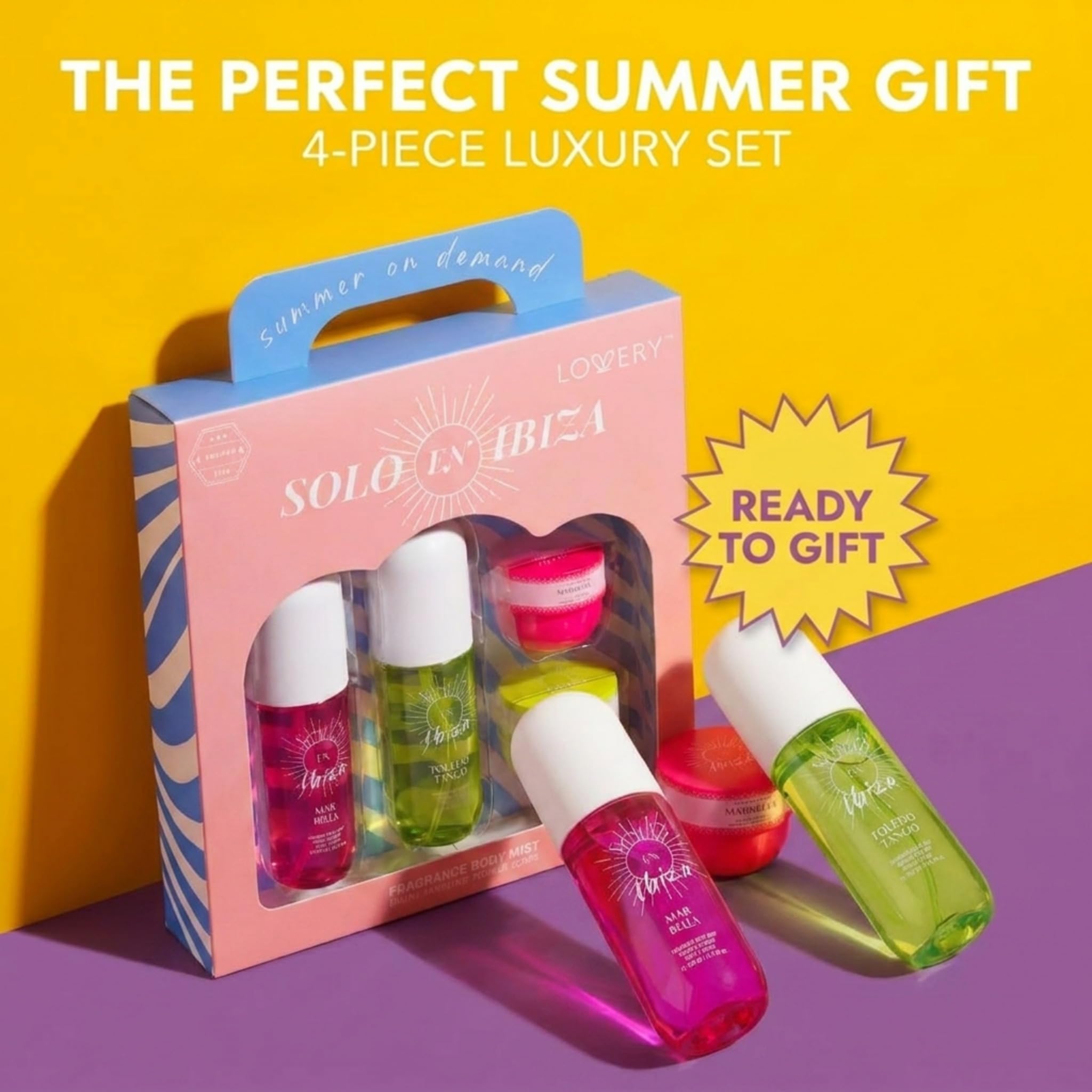Amazon.com : Solo En Ibeza Fragrance Set Mini | Bum Bum Cream