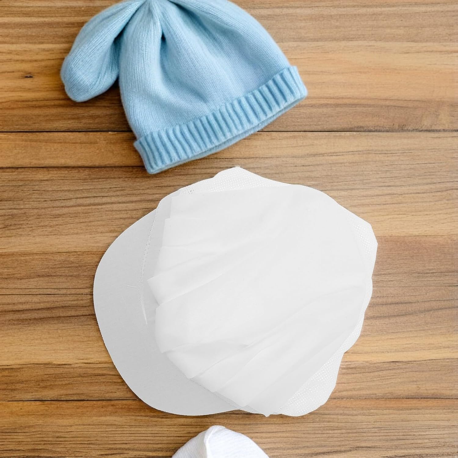 MAGICLULU 4pcs Adjustable Mesh and Fabric Chef Hats for Food Service, Bakers Kitchen Caps with Hair Nets, Breathable Cooking Work Hats for Restaurant and Culinary Use White