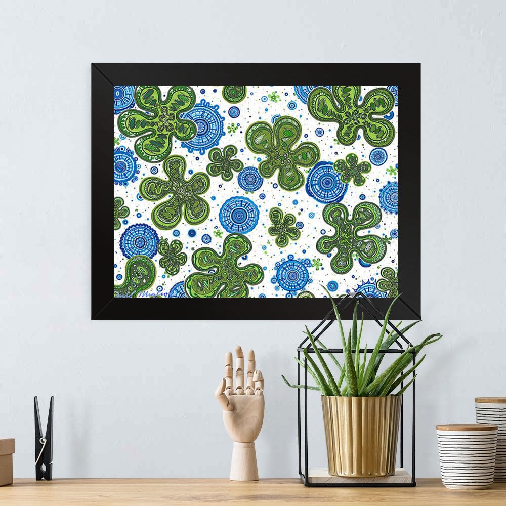 GADGETS WRAP Printed Photo Frame Matte Painting for Home Office Studio Living Room Decoration (17x11inch Black Framed) - Bigbis Print